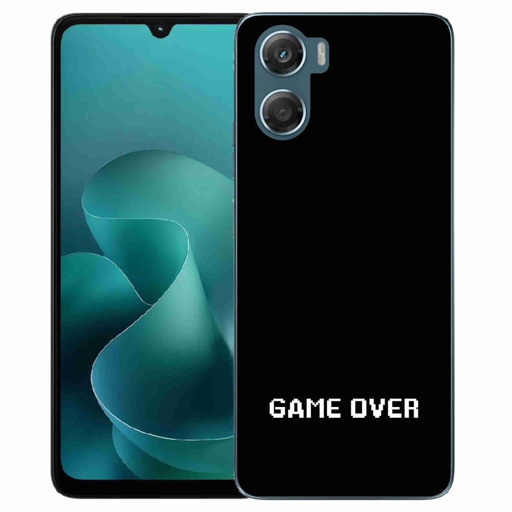 Zselés borítás mmCase a Motorola G06/G06 Power készülékhez - játék fekete háttéren