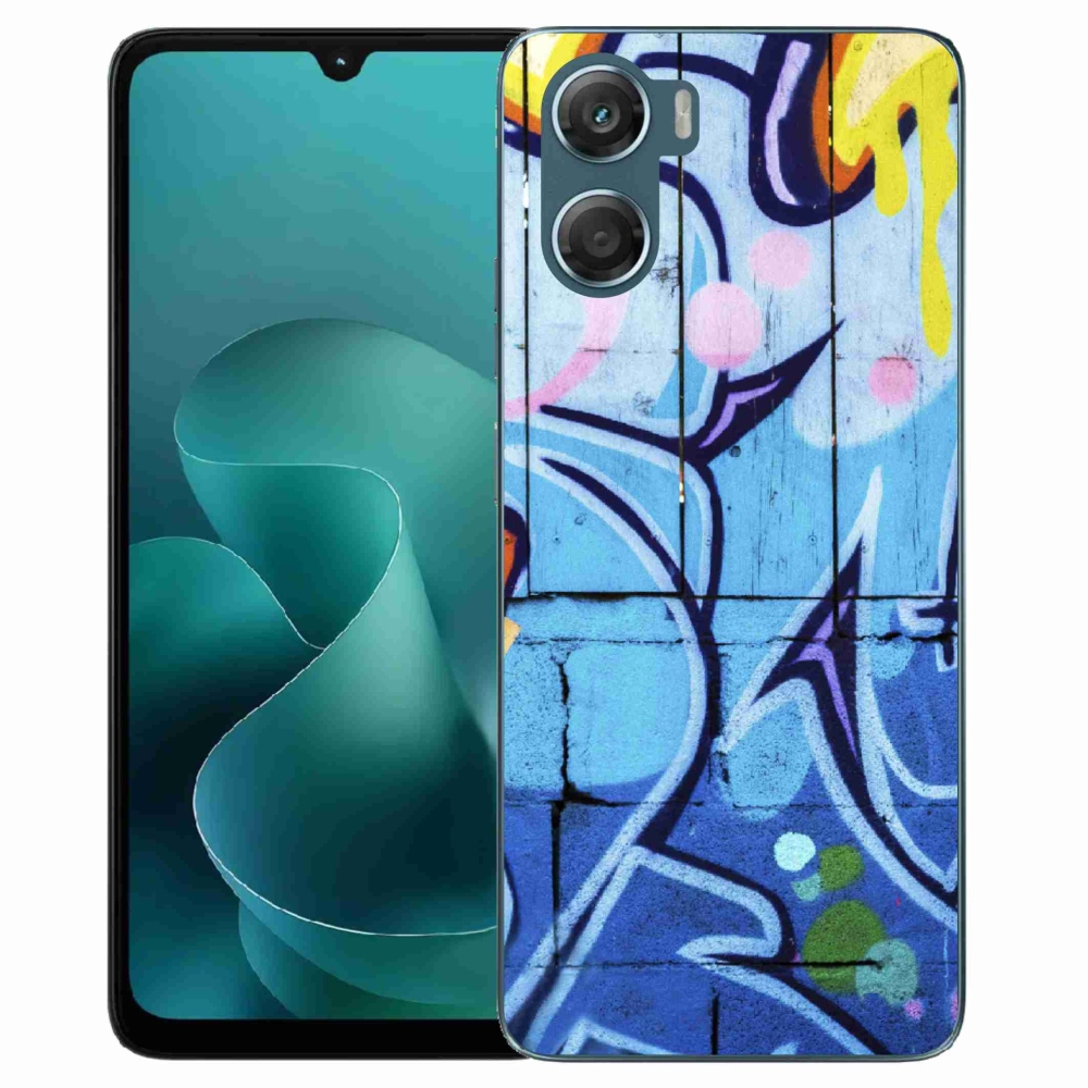 Zselés borítás mmCase a Motorola G06/G06 Power készülékhez - graffiti