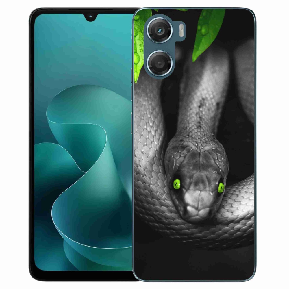 Zselés borítás mmCase a Motorola G06/G06 Power készülékhez - kígyó