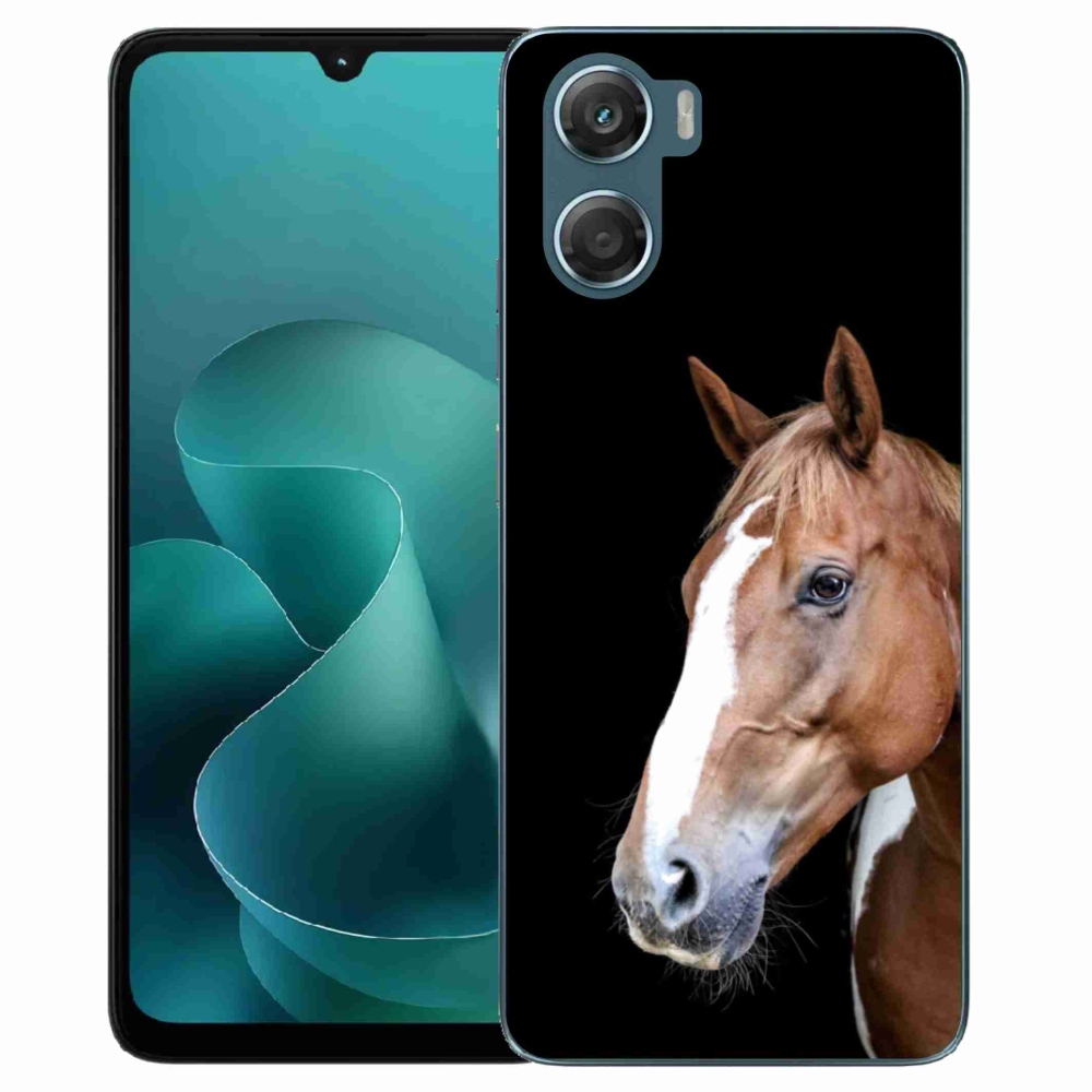 Zselés tok mmCase a Motorola G06/G06 Power készülékhez - barna ló 3