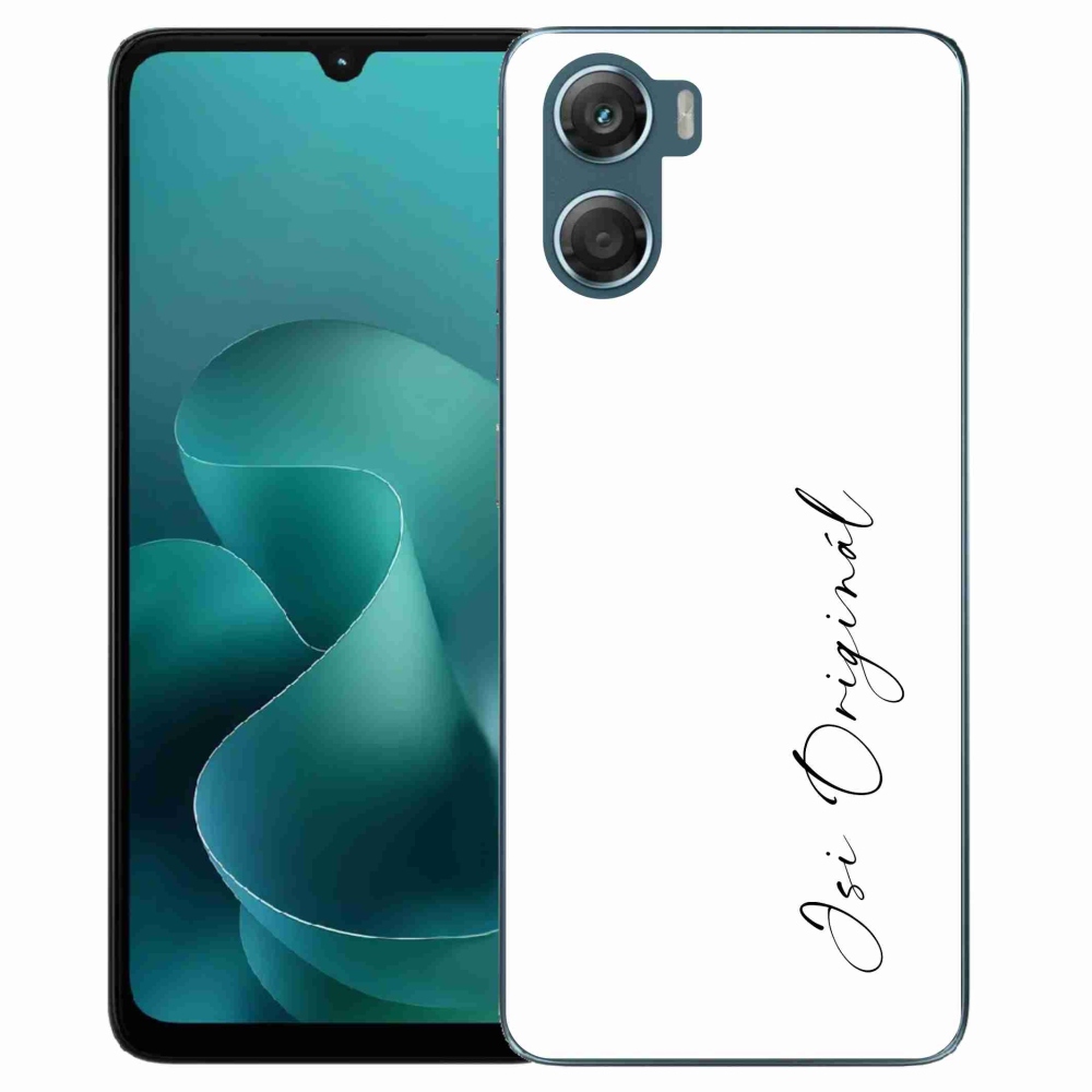 Zselés borítás mmCase a Motorola G06/G06 Power - te vagy az eredeti fehér háttérrel