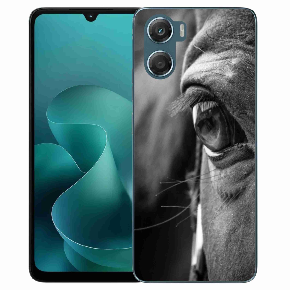 Gél védőburkolat mmCase a Motorola G06/G06 Power készülékhez - Ló nézet