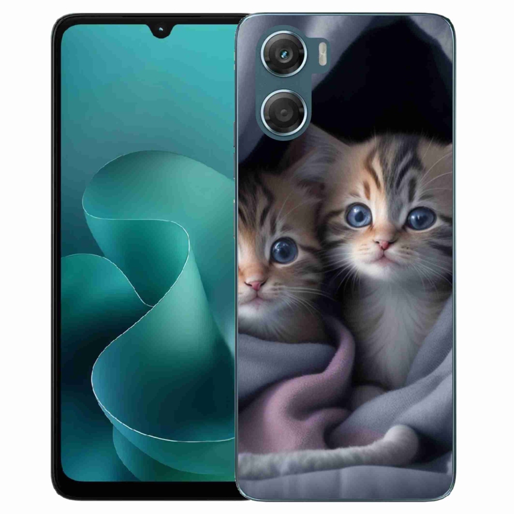 Zselés borítás mmCase a Motorola G06/G06 Power készülékhez - cat duo 2