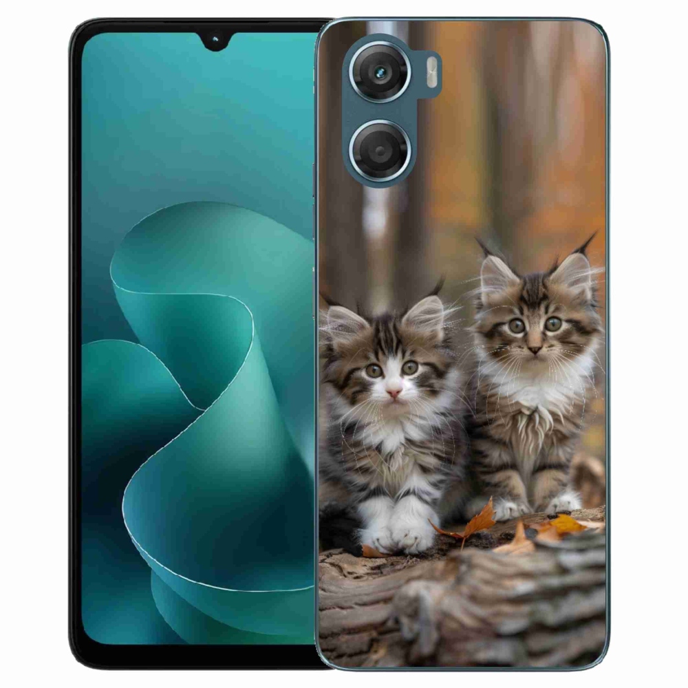 Zselés borítás mmCase a Motorola G06/G06 Power készülékhez - cat duo 3