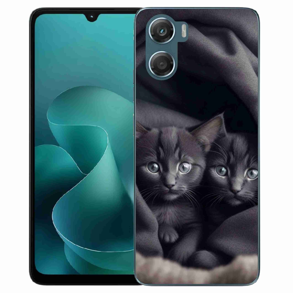 Zselés borítás mmCase a Motorola G06/G06 Power készülékhez - cat duo