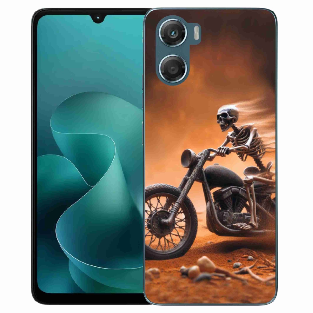 Zselés borítás mmCase a Motorola G06/G06 Power készülékhez - motorkerékpár váza