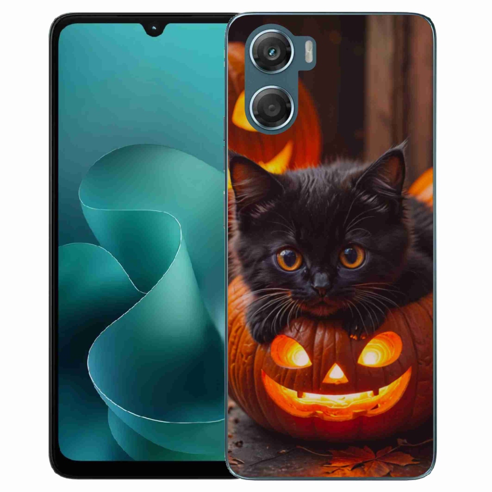 Zselés borítás mmCase a Motorola G06/G06 Power készülékhez - cica és tök
