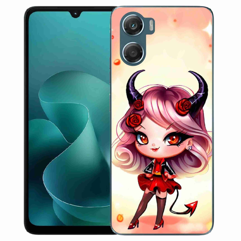 Zselés borítás mmCase a Motorola G06/G06 Power készülékhez - karikatúra ördög