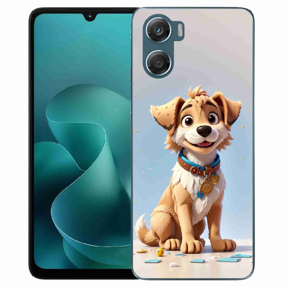 Zselés borítás mmCase a Motorola G06/G06 Power készülékhez - karikatúra kölyökkóró