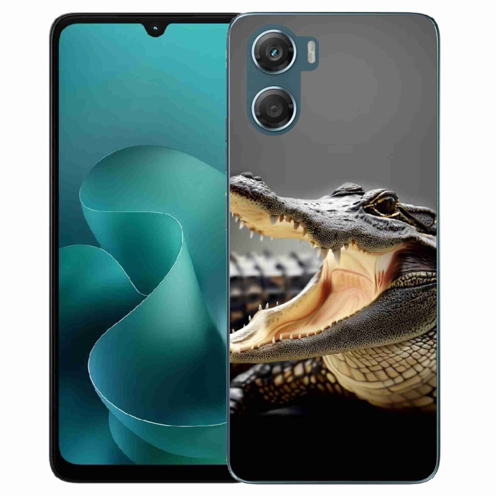 Zselés tok mmCase a Motorola G06/G06 Power készülékhez - krokodil