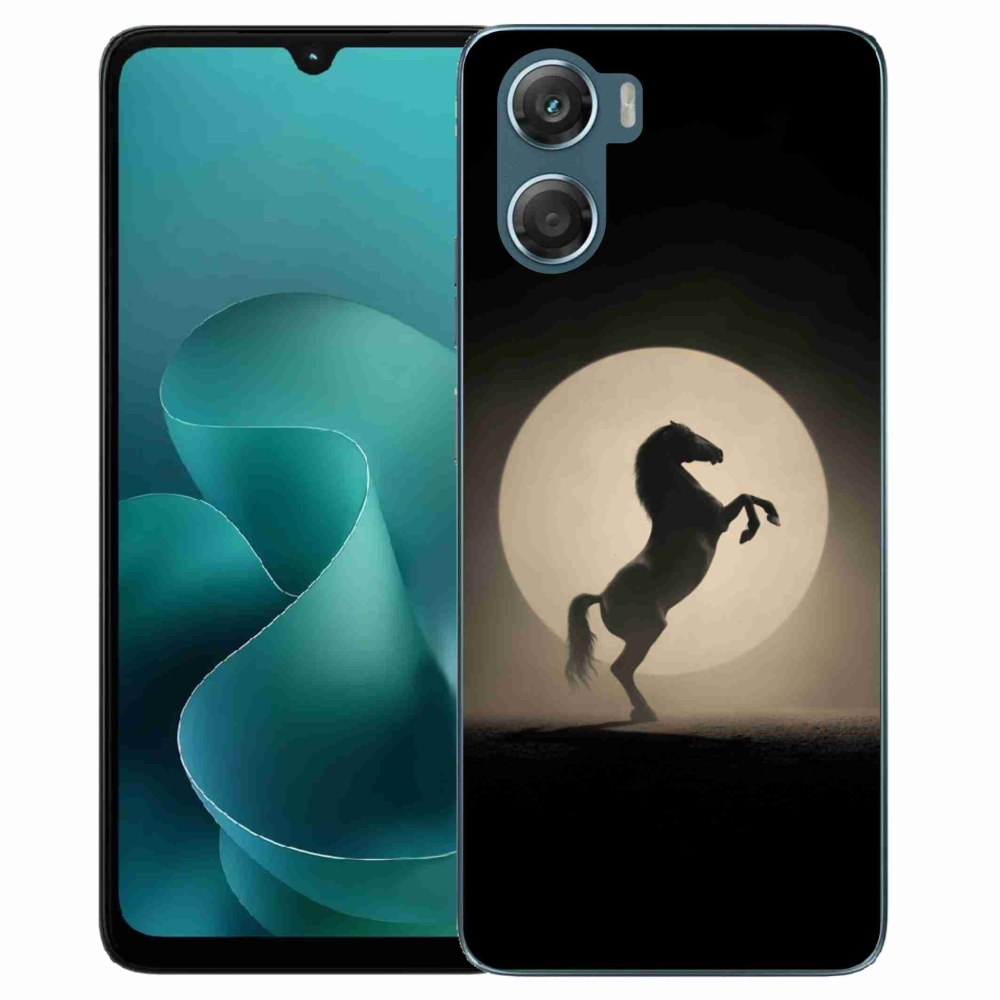 Zselés borítás mmCase a Motorola G06/G06 Power készülékhez - ló sziluettben