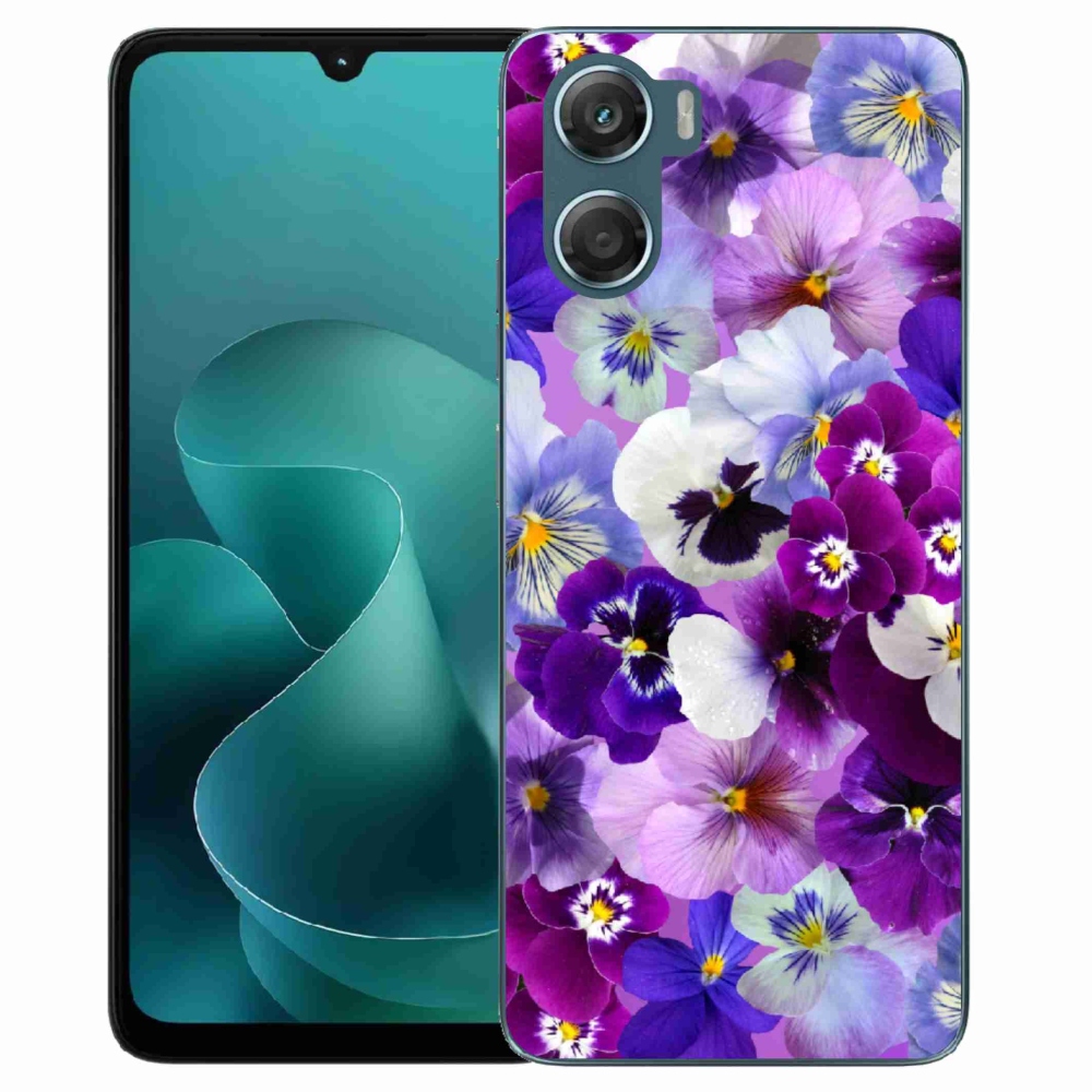 Zselés borítás mmCase a Motorola G06/G06 Power készülékhez - virág 9