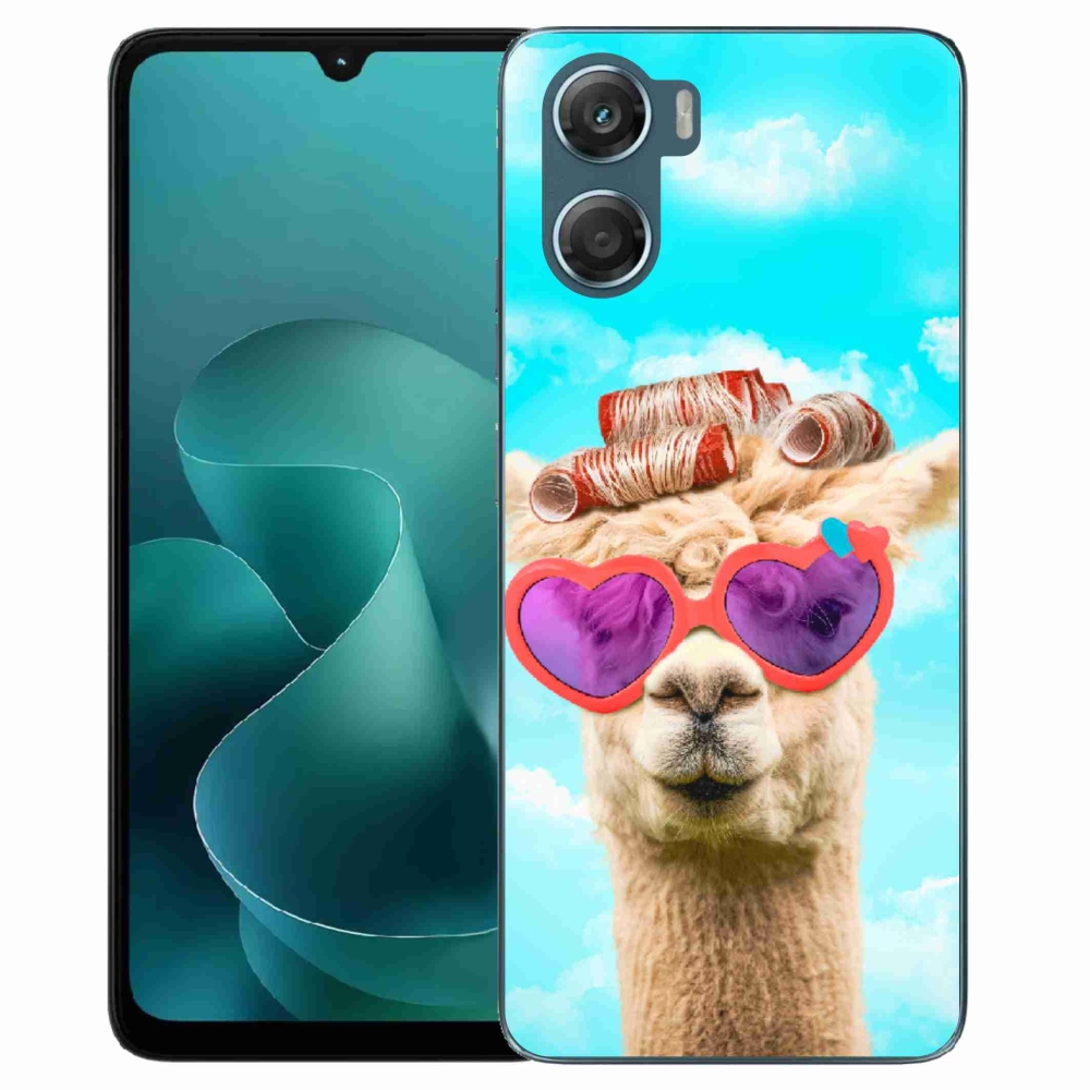 Zselés borítás mmCase a Motorola G06/G06 Power készülékhez - szemüveges láma