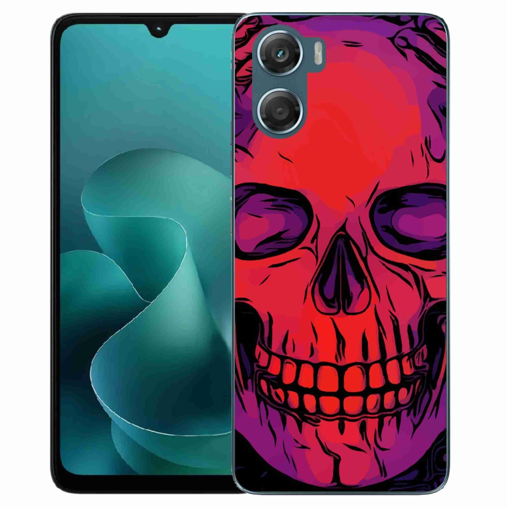 Zselés borítás mmCase a Motorola G06/G06 Power készülékhez - koponya