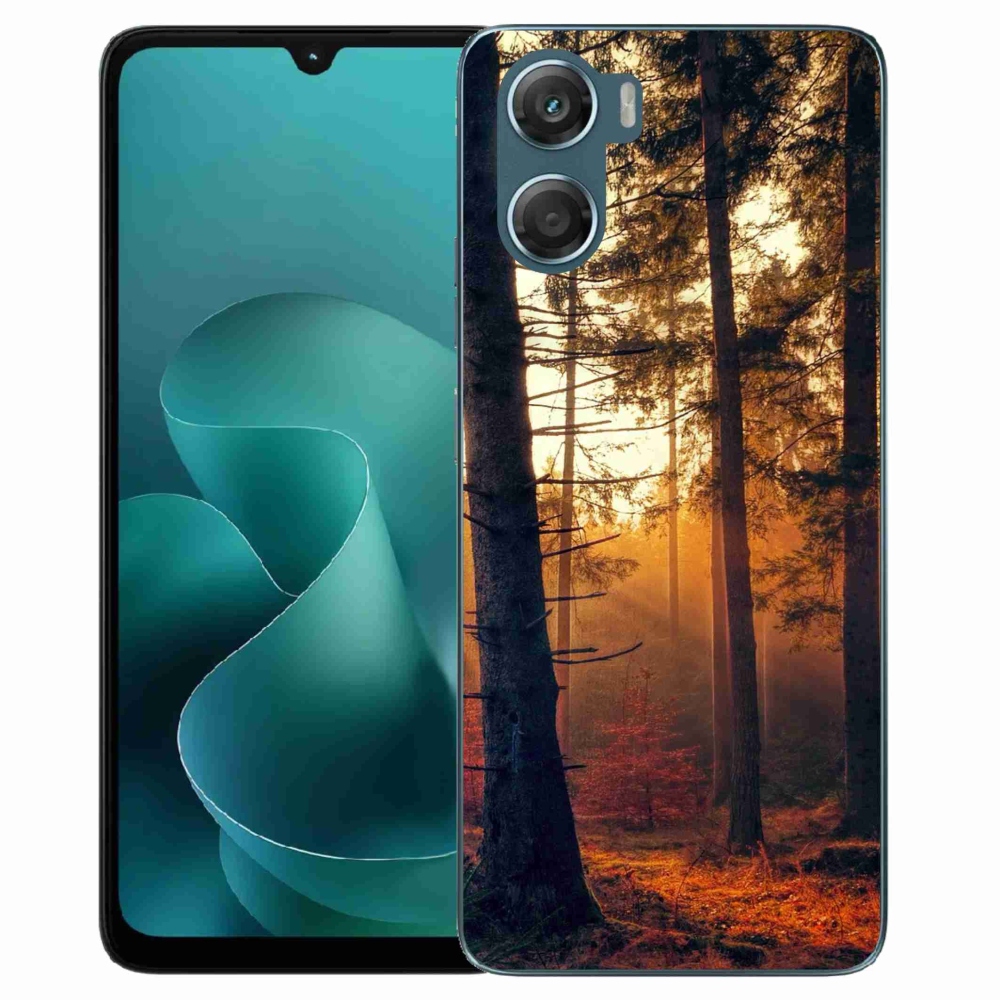 Zselés borítás mmCase a Motorola G06/G06 Power készülékhez - erdő