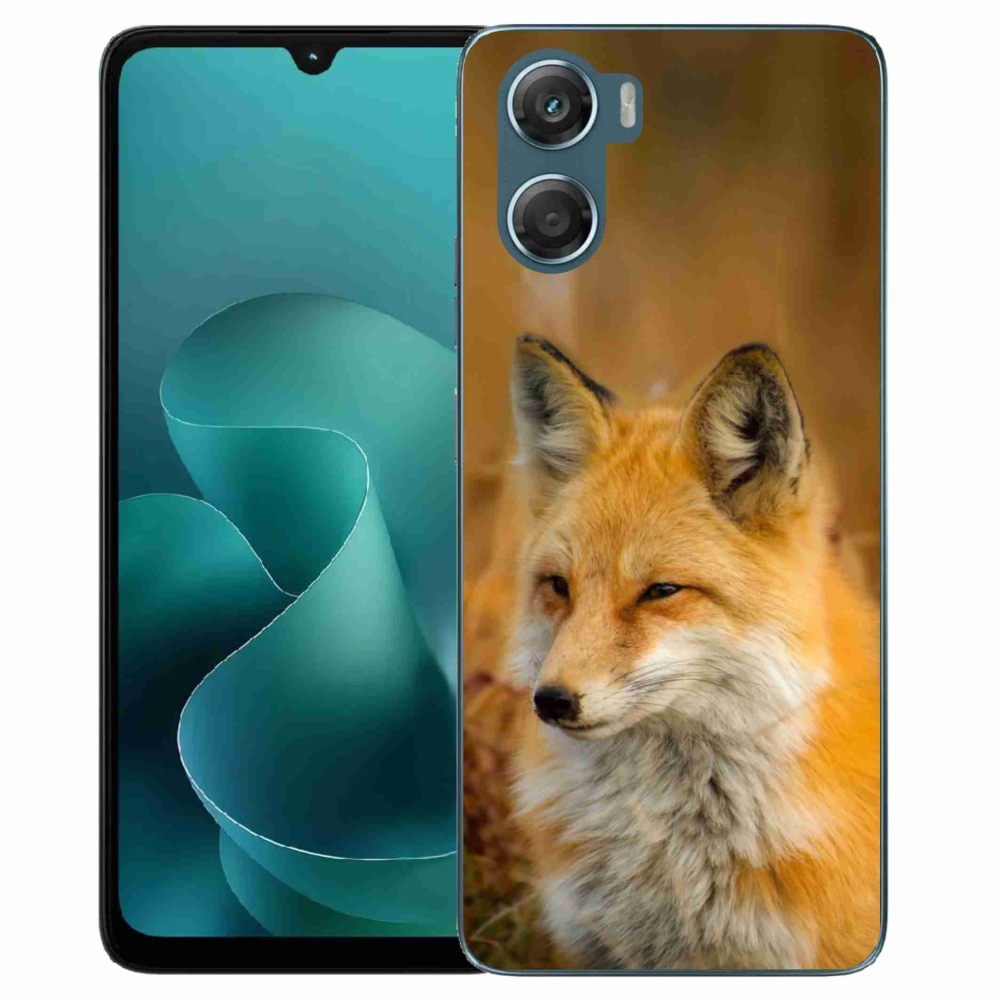 Zselés borítás mmCase a Motorola G06/G06 Power készülékhez - rókaszínű