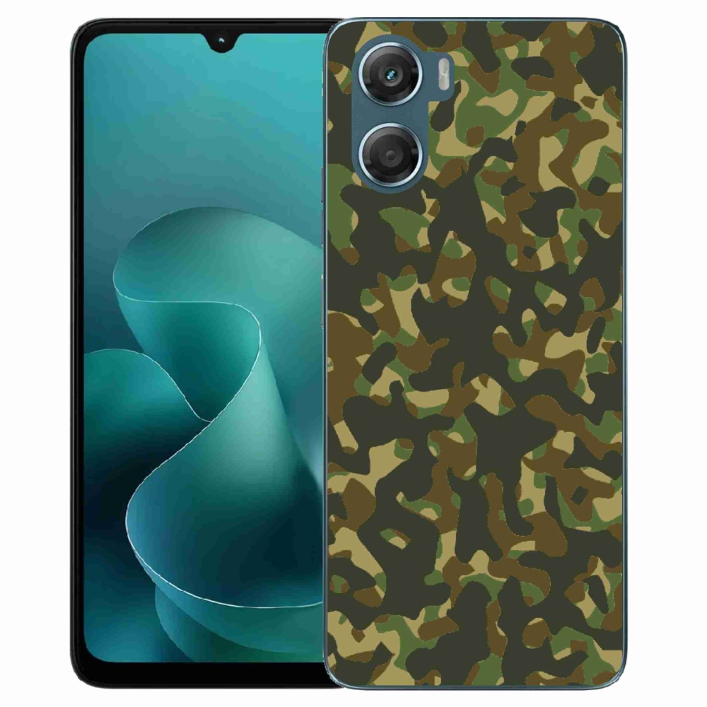Zselés borítás mmCase a Motorola G06/G06 Power készülékhez - álcázó mintázat 1