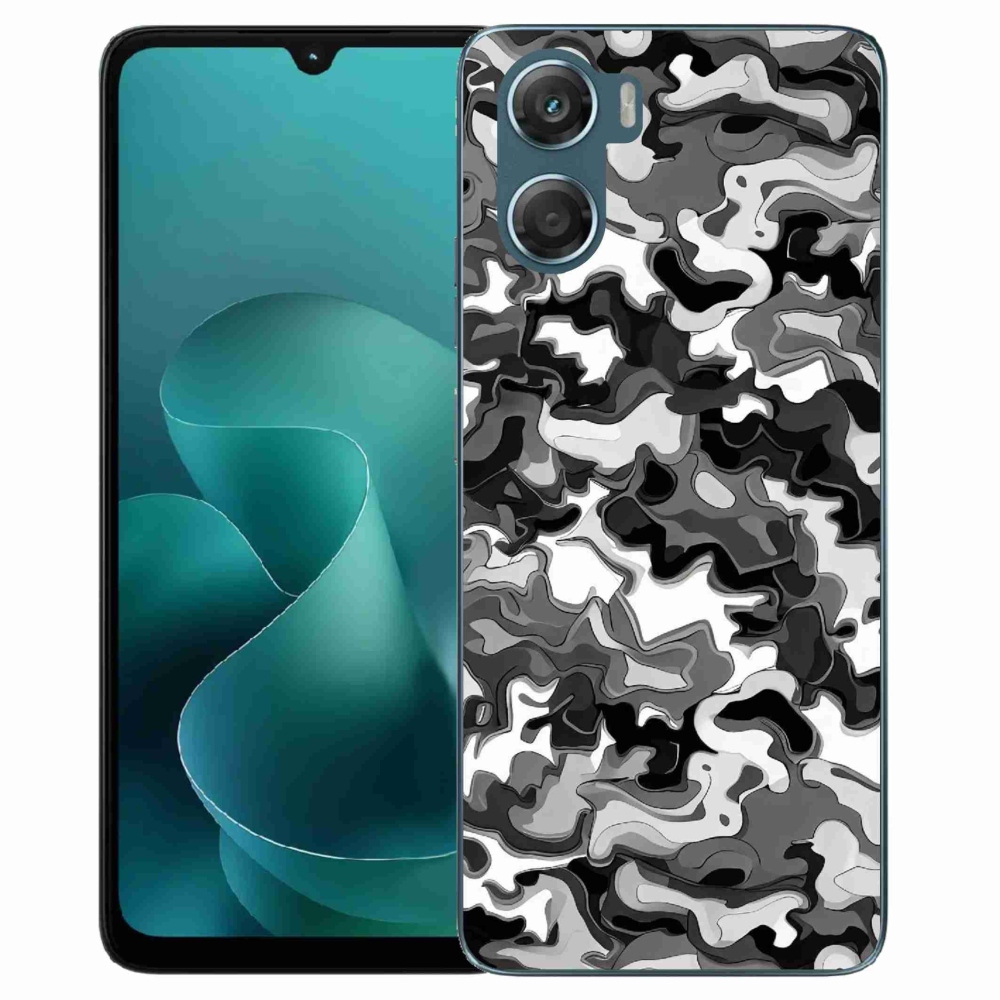 Zselés tok mmCase a Motorola G06/G06 Power készülékhez - álcázó minta 3