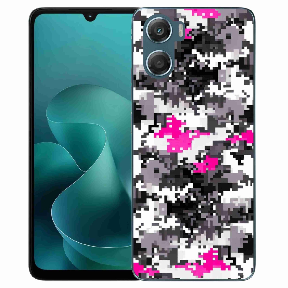 Zselés borítás mmCase a Motorola G06/G06 Power készülékhez - álcázó mintázat 4