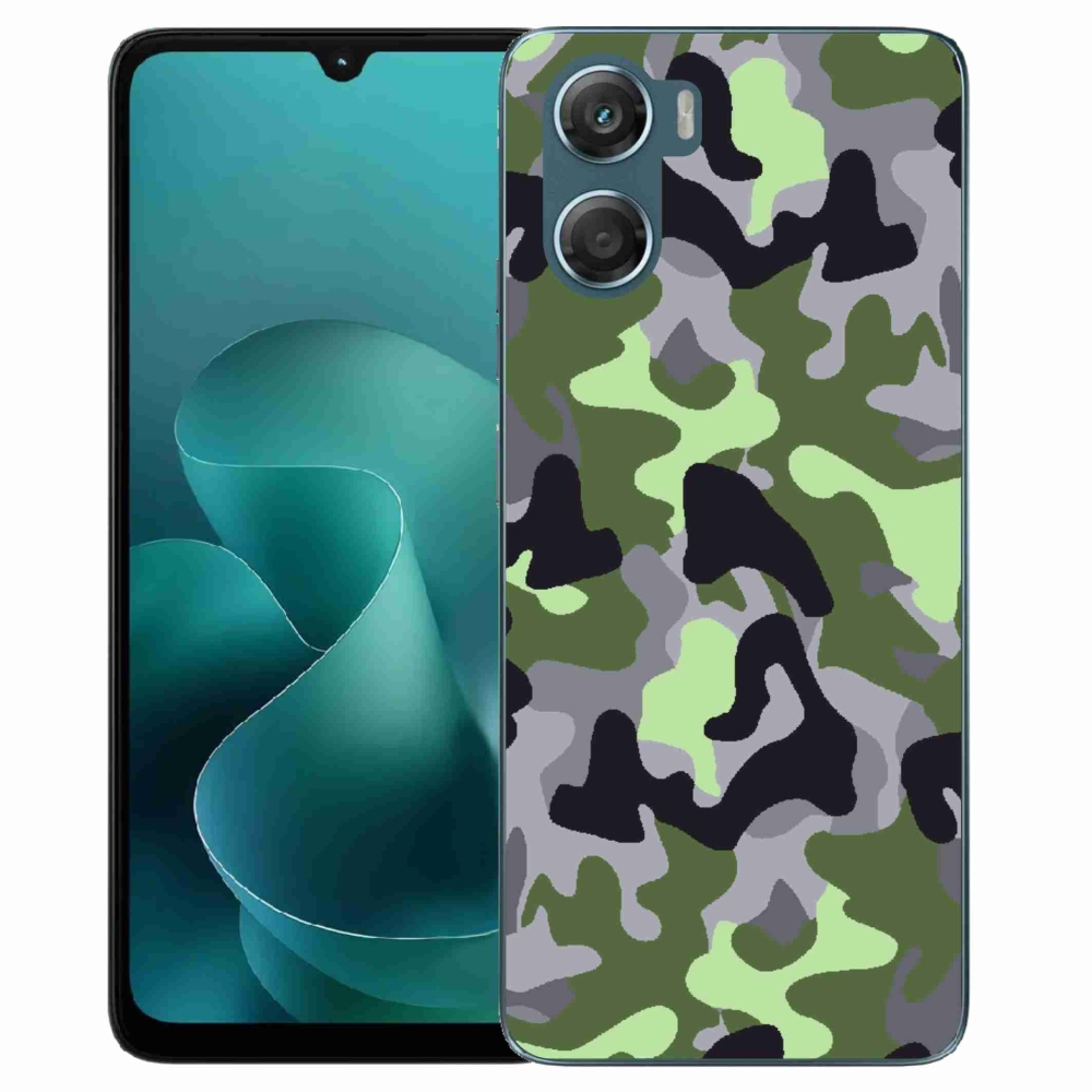 Zselés borítás mmCase a Motorola G06/G06 Power készülékhez - álcázó mintázat 7