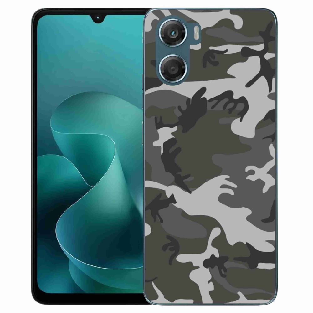 Zselés borítás mmCase a Motorola G06/G06 Power készülékhez - álcázó mintázatú