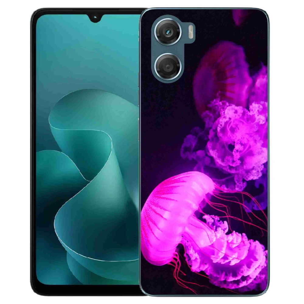 Zselés borítás mmCase a Motorola G06/G06 Power készülékhez - medúza 1