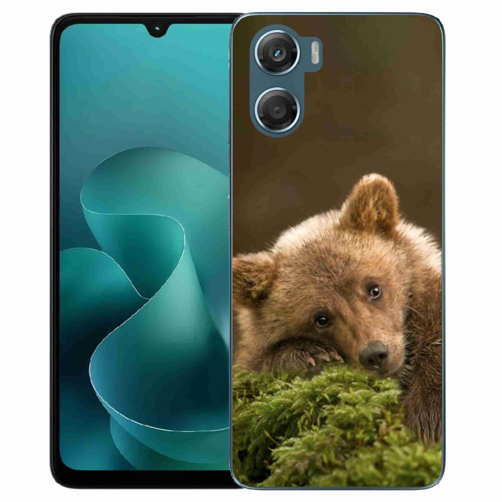 Zselés borítás mmCase a Motorola G06/G06 Power készülékhez - medve
