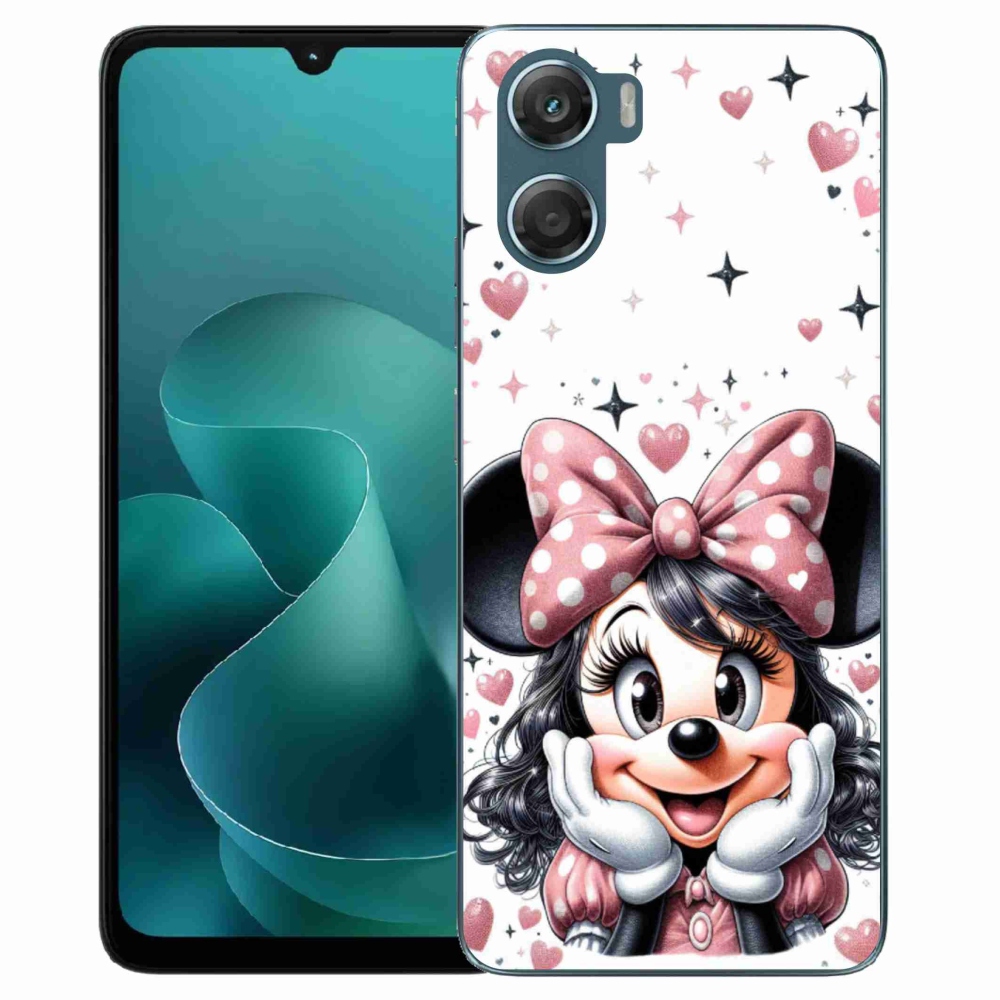 Zselés borítás mmCase a Motorola G06/G06 Power készülékhez - minnie