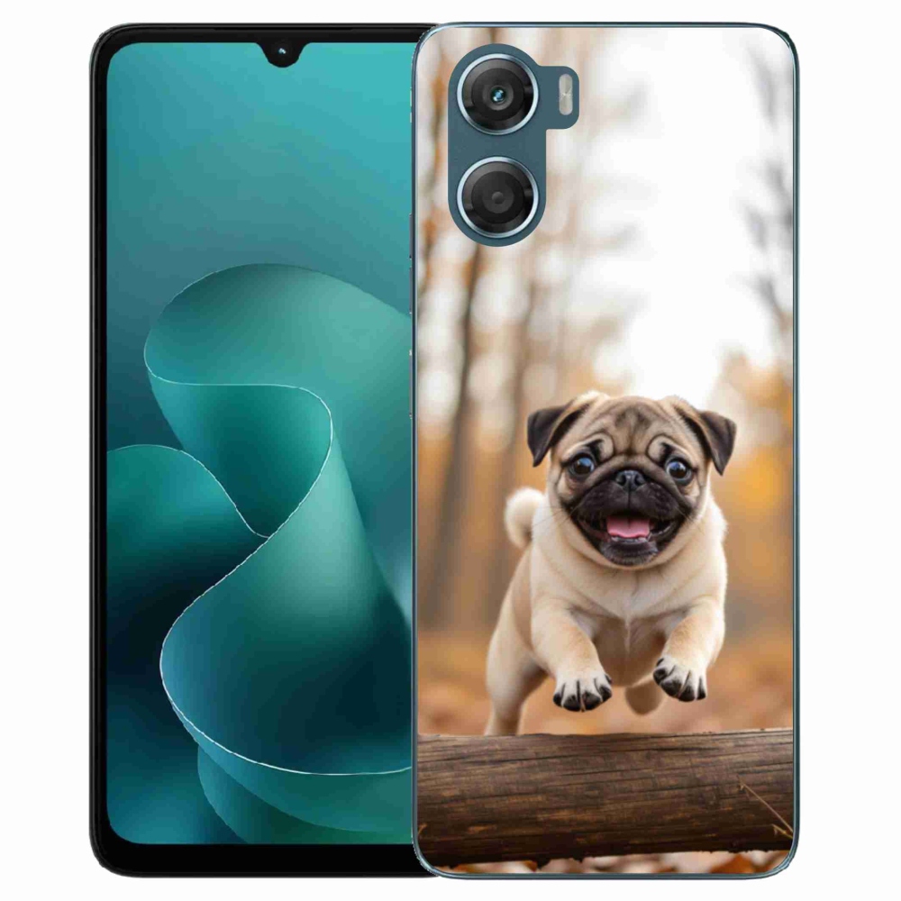 Zselés borítás mmCase a Motorola G06/G06 Power készülékhez - mopsz 2