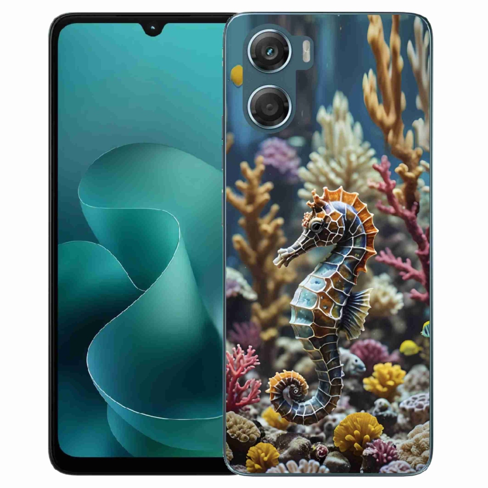 Zselés borítás mmCase a Motorola G06/G06 Power készülékhez - csikóhal 2