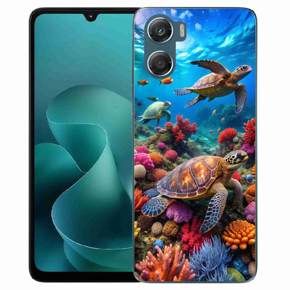 Zselés borítás mmCase a Motorola G06/G06 Power készülékhez - Sea World 2