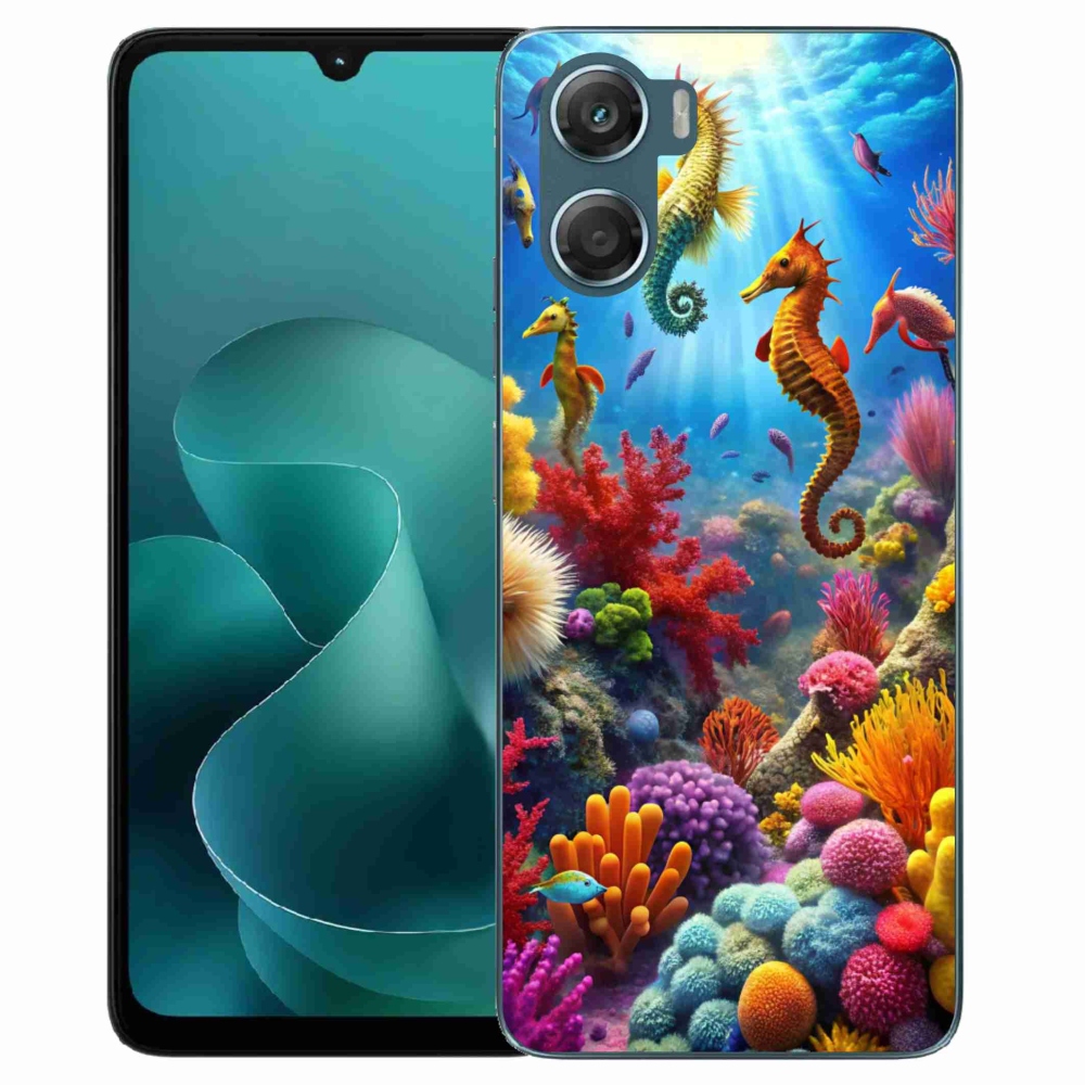 Zselés borítás mmCase a Motorola G06/G06 Power készülékhez - Sea World 3
