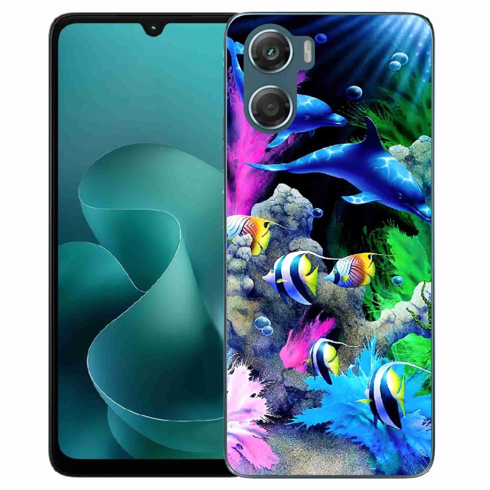Zselés borítás mmCase a Motorola G06/G06 Power készülékhez - Sea World