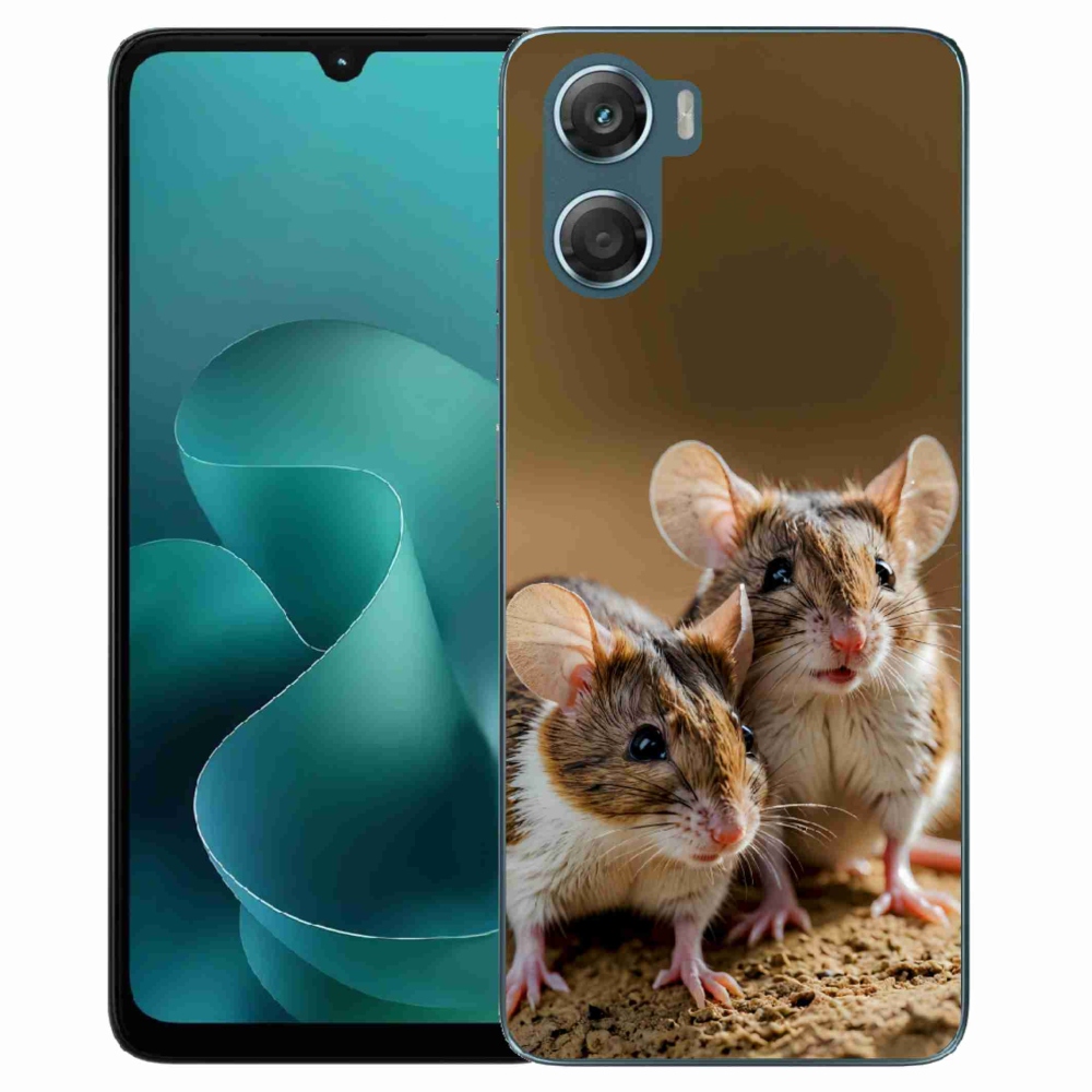 Zselés borítás mmCase a Motorola G06/G06 Power készülékhez - egér duo