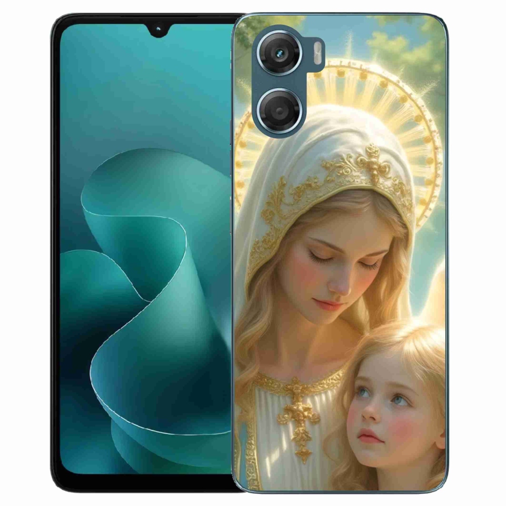 Zselés borítás mmCase a Motorola G06/G06 Power készülékhez - vallási téma 2
