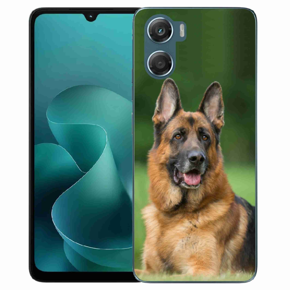 Zselés borítás mmCase a Motorola G06/G06 Power készülékhez - Német juhászkutya