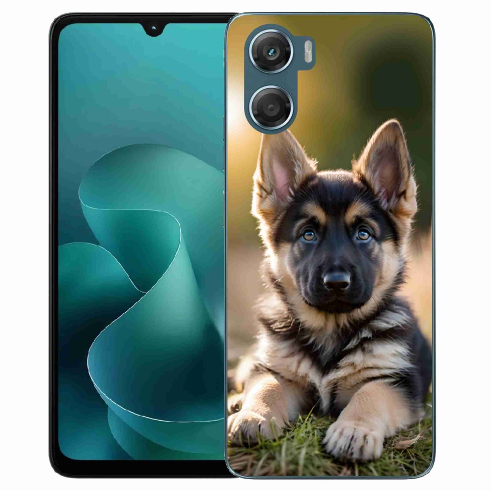 Zselés borítás mmCase a Motorola G06/G06 Power készülékhez - Német juhászkutya a természetben
