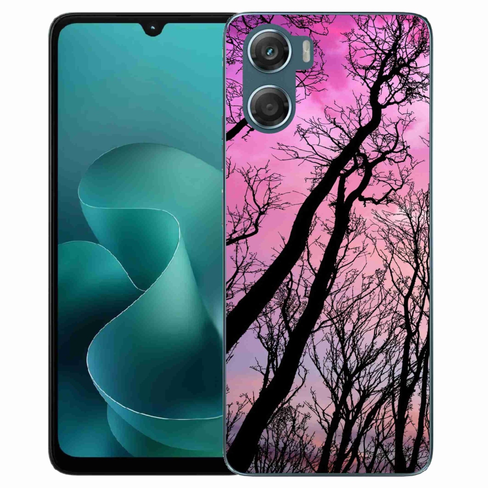Zselés borítás mmCase a Motorola G06/G06 Power készülékhez - kidőlt fák