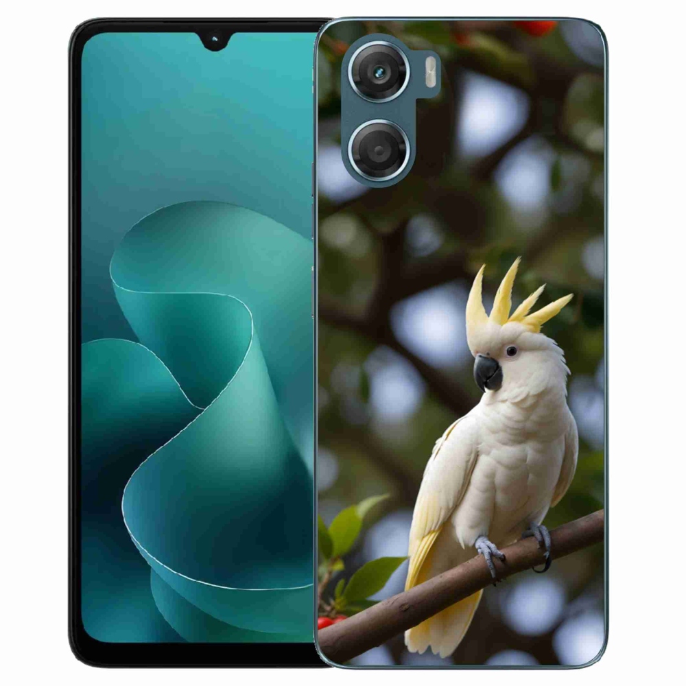 Zselés borítás mmCase a Motorola G06/G06 Power készülékhez - papagáj kakadu 3