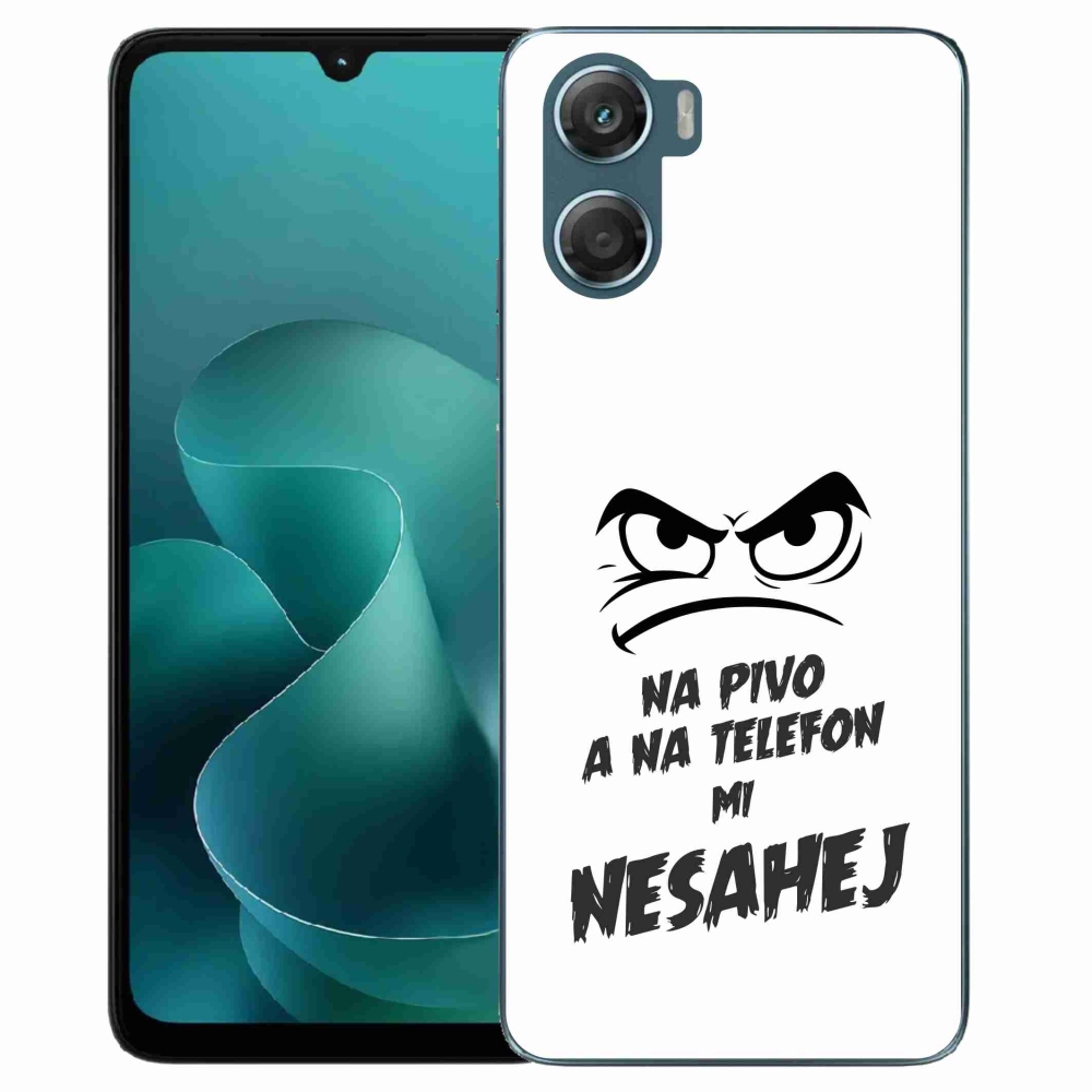 Zselés borítás mmCase a Motorola G06/G06 Power készülékhez - sör motívum 2 fehér háttérrel