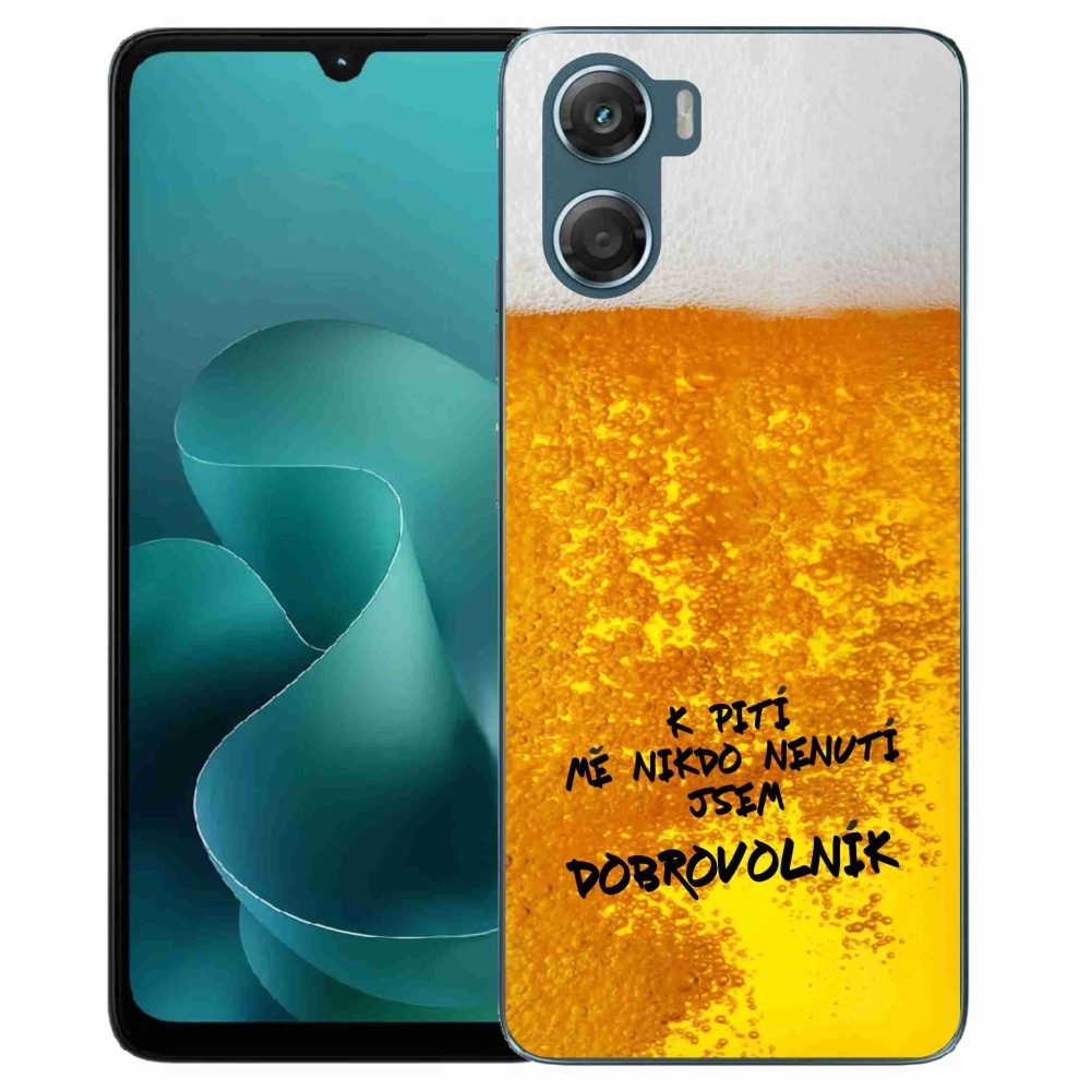 Zselés borítás mmCase a Motorola G06/G06 Power készülékhez - sör motívum 4
