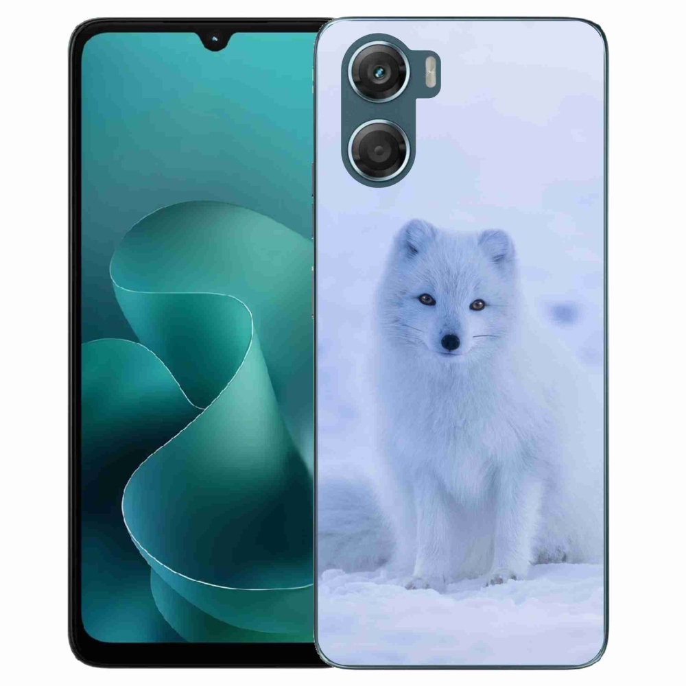 Zselés borítás mmCase a Motorola G06/G06 Power készülékhez - polár róka