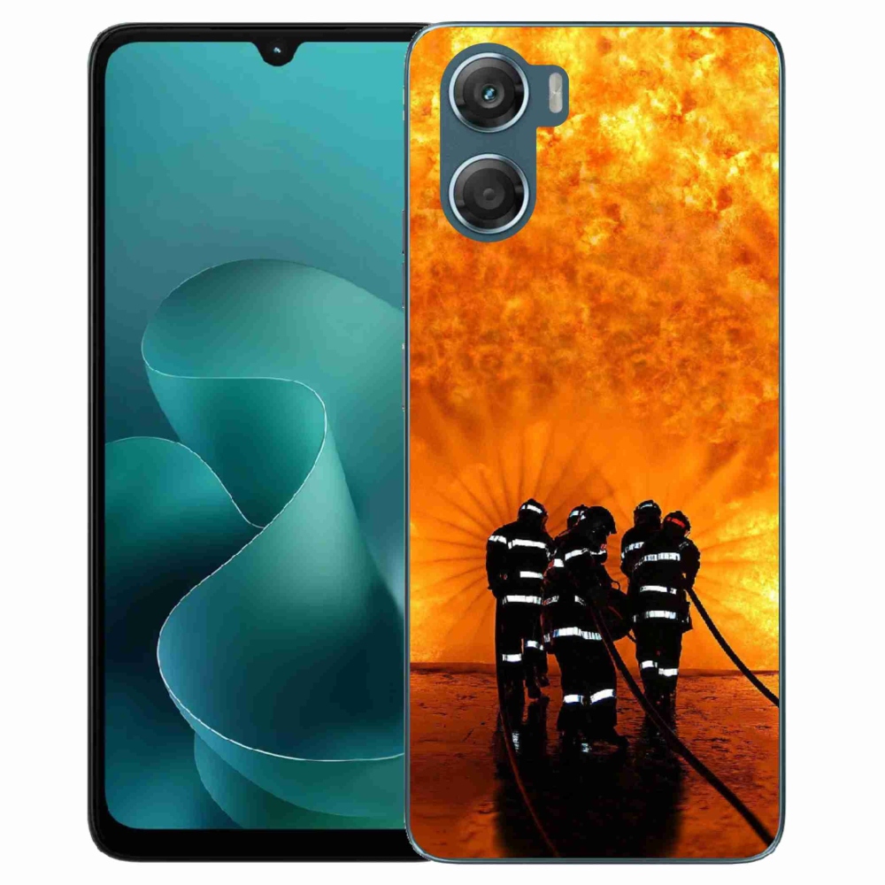 Zselés borítás mmCase a Motorola G06/G06 Power készülékhez - tűz