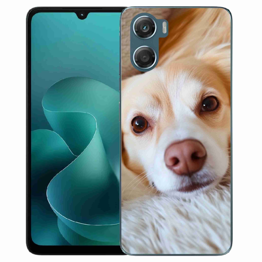 Zselés borítás mmCase a Motorola G06/G06 Power készülékhez - Aranyos csivava