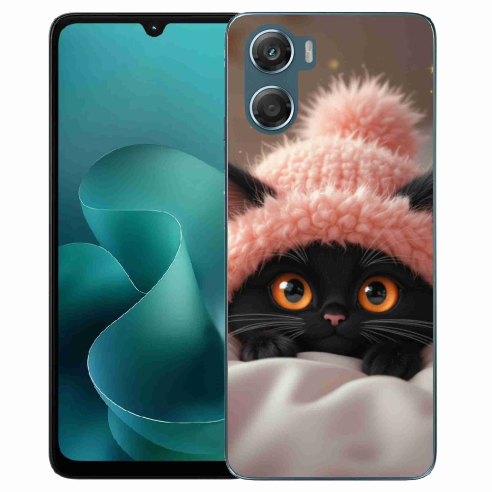 Gél borítás mmCase a Motorola G06/G06 Power készülékhez - aranyos cica 7