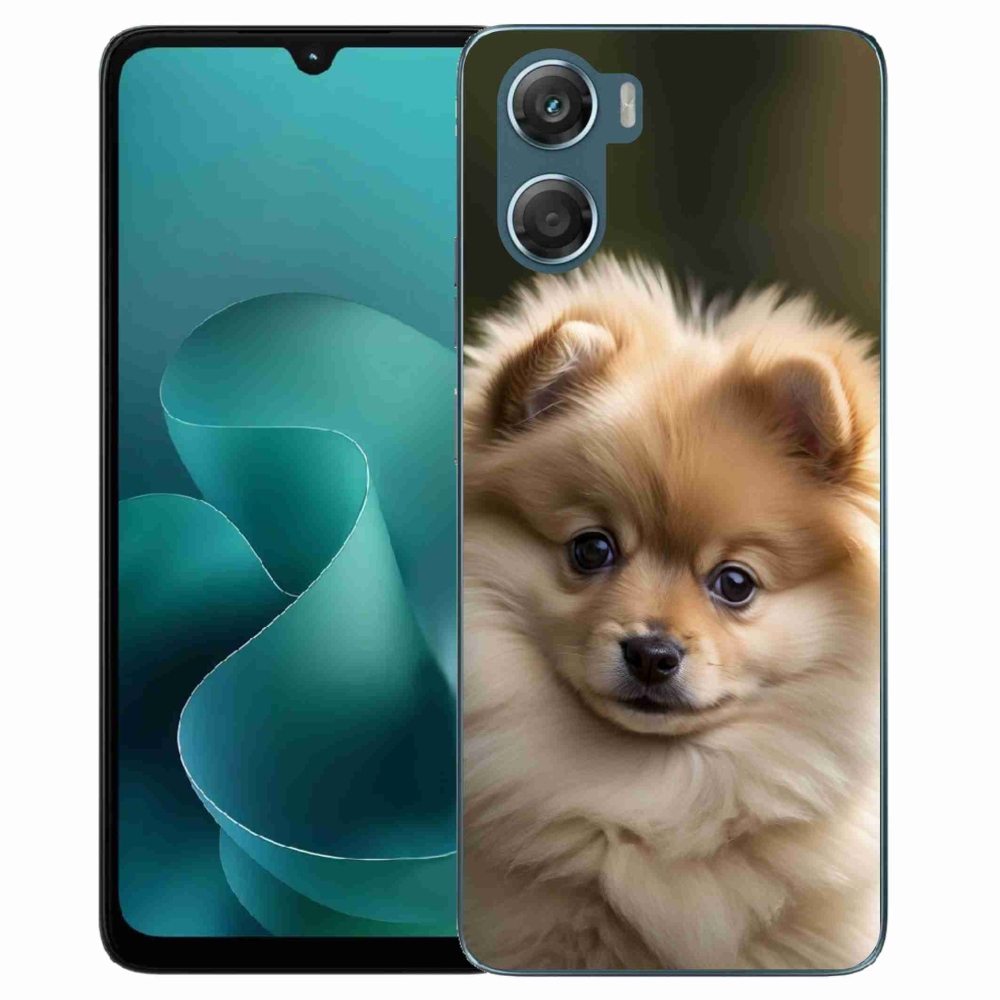 Zselés borítás mmCase a Motorola G06/G06 Power készülékhez - aranyos pomerániai 2