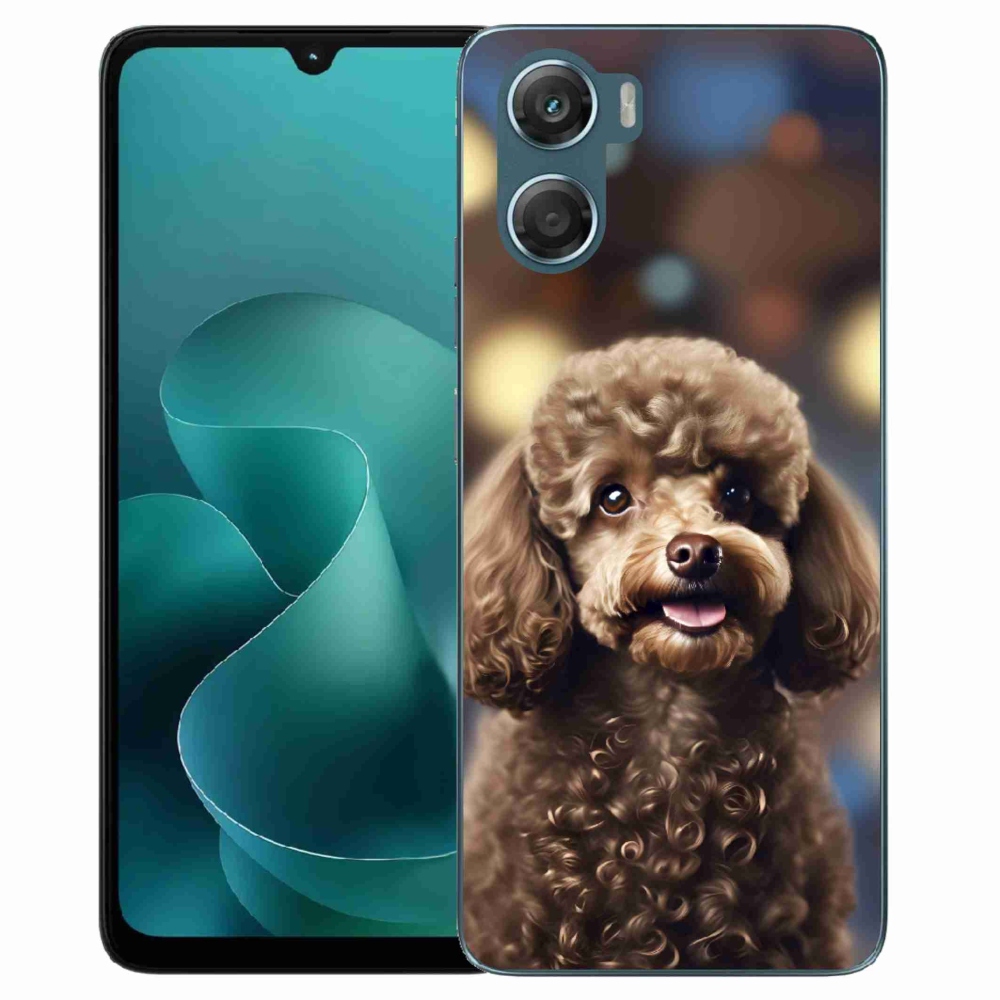 Zselés borítás mmCase a Motorola G06/G06 Power készülékhez - aranyos uszkár
