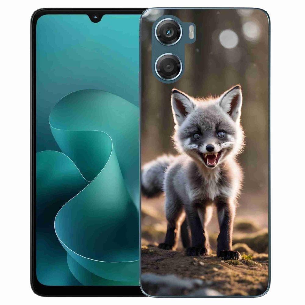 Zselés borítás mmCase a Motorola G06/G06 Power készülékhez - angry fox