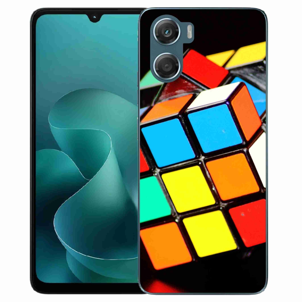 Zselés borítás mmCase a Motorola G06/G06 Power készülékhez - Rubik-kocka
