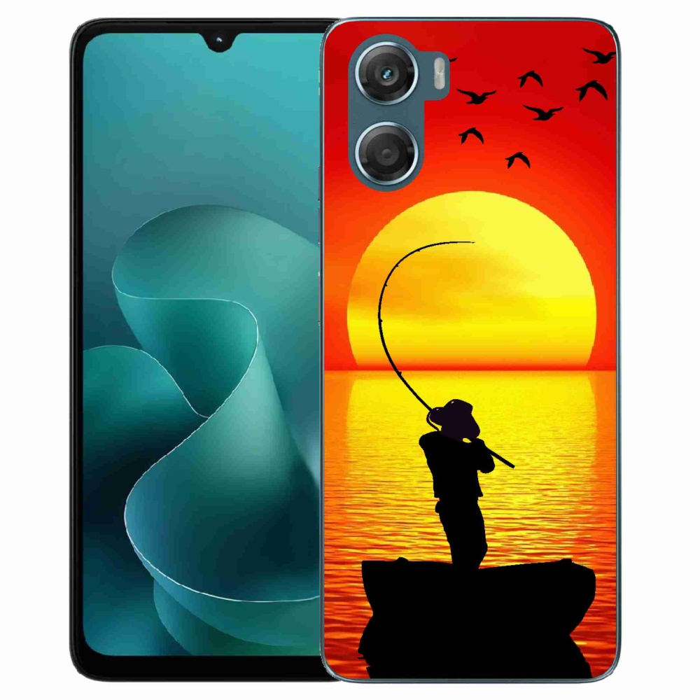Zselés borítás mmCase a Motorola G06/G06 Power készülékhez - horgászás